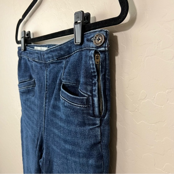 Anthro High Rise Denim Leggings Pilcro 26 dark wash jeans stretchy SOLD - Picture 3 of 12